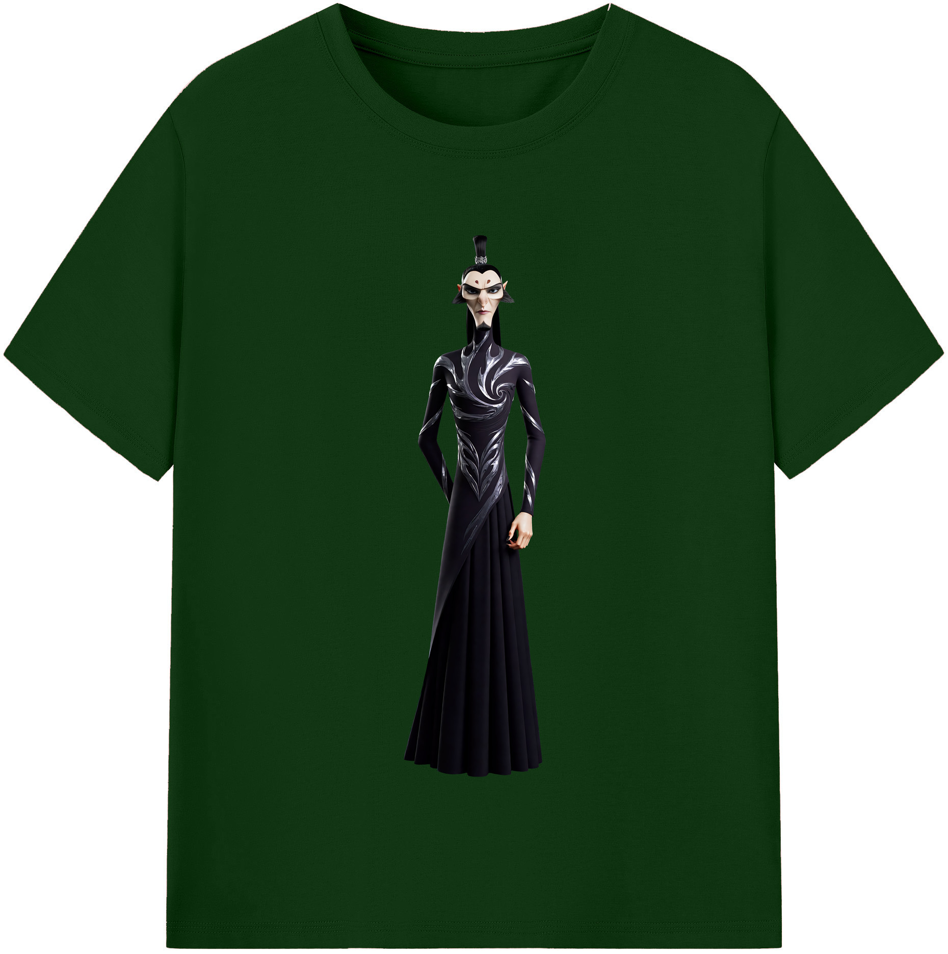 （画像用） Ne Zha 2 ナタ 魔童の大暴れ 綿100％半袖Tシャツ（フロントプリント）